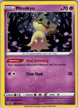 Mimikyu - (Cosmos Holo) 081/189 Promo Miscellaneous Cards & Products NM - Image 1