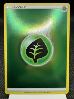 Grass Energy - Reverse Holo - 2020 - SWSH Champions Path Pokemon Card MINT - Image 1