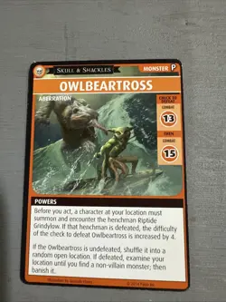 Owlbeartross Pathfinder ACG Adventure Card Game PROMO Skull & Shackles 2014 - Image 1