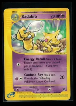 Pokemon TCG Kadabra Card 84/165 Expedition Base Set - Vintage - Image 1