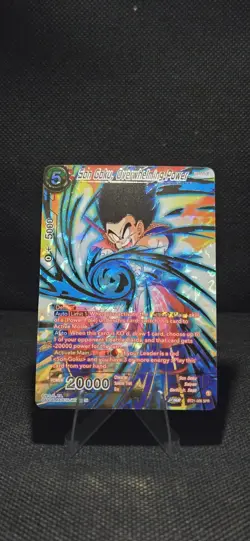 Son Goku Overwhelming Power BT21-008 SPR Gold Foil Dragon Ball Super Card - Image 1