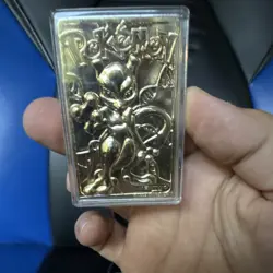 Nintendo Pokemon TCG Mewtwo #150 23K Gold-Plated Limited Edition Card 1999 - Image 2