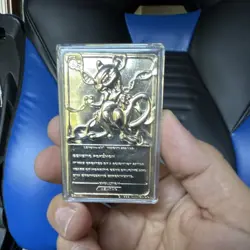 Nintendo Pokemon TCG Mewtwo #150 23K Gold-Plated Limited Edition Card 1999 - Image 3