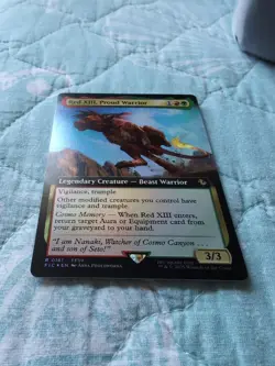 Red XIII, Proud Warrior Extended Art R0181 Foil Final Fantasy MTG TCG - Image 3