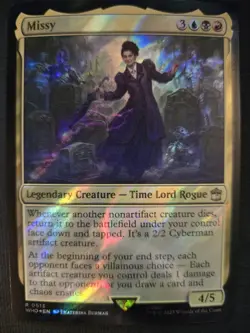 Missy NM SURGE FOIL Universes Beyond: Doctor Who MTG FREE SHIPPING - Image 1