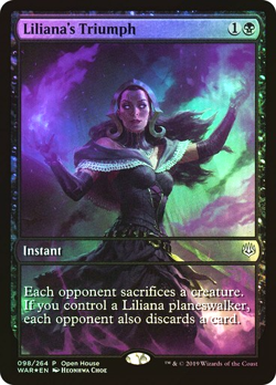 MTG - Liliana's Triumph - Foil Promo - War of the Spark - Magic the Gathering - Image 1