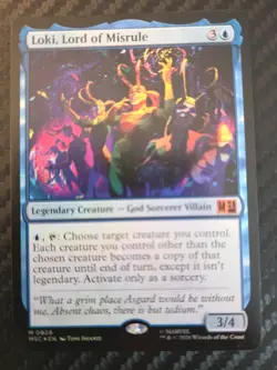 Loki, Lord of Misrule Commander: Marvel Super Heroes Foil - Image 1