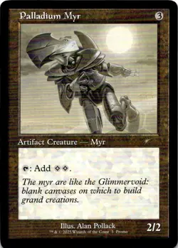 PALLADIUM MYR (RETRO FRAME) 3 R WPN & GATEWAY PROMOS MAGIC: THE GATHERING NM/M - Image 1