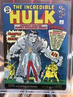 MTG Marvel Super Heroes Bruce Banner The Incredible Hulk M 0390 Foil Borderless - Image 1