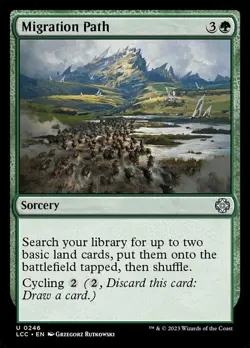 4 x Migration Path - Commander: The Lost Caverns of Ixalan - NM-Mint - MTG - Image 1