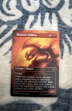 Magmatic Hellkite (Borderless) Tarkir: Dragonstorm Foil - Image 1