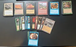 100 MTG Magic the Gathering Urza’s Saga Multi‑Color Vintage Lot Includes 2 Rares - Image 1