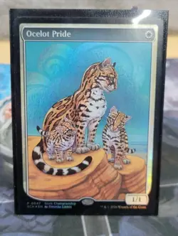Ocelot Pride -Store Championship Promo -Foil -Textless -NM /MTG - Image 1