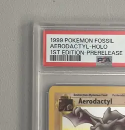 Aerodactyl 1st Edition RARE Prerelease POKEMON Card PSA 8 NM-MT FOSSIL Holo 1/62 - Image 5