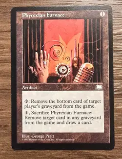 Phyrexian Furnace - MtG Weatherlight - Uncommon NM 1997 - Image 2
