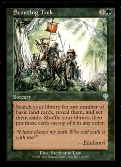 Scouting Trek LP Light Play Invasion MTG [10849] - Image 1