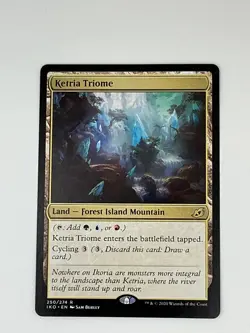1x MTG Ketria Triome - Ikoria: Lair of Behemoths (IKO) #250 - Magic NM MJ - Image 1