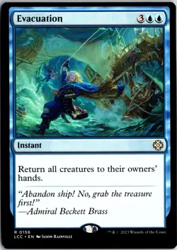 Evacuation 156 R Commander: The Lost Caverns of Ixalan Magic: The Gathering NM/M - Image 1