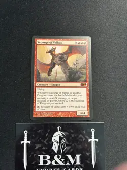 MTG - Scourge of Valkas - M14 core set - Rare - LP - Image 1