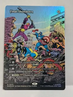 Final Showdown (Borderless) Marvel Universe Eternal-Legal Foil - Image 1