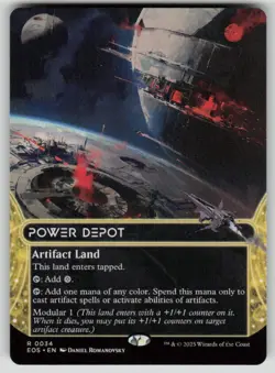 Power Depot (0034) (Borderless) Edge of Eternities: Stellar Sights 34 MTG NM - Image 1