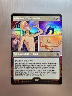 Super-Soldier Serum - 299 - MTG: Marvel Super Heroes - Showcase - FOIL - Image 1