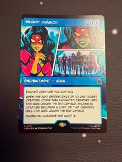 Secret Invasion Marvel Super Heroes Showcase Foil Rare - Image 1