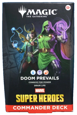 MTG Marvel Super Heroes Doom Prevails Commander Deck Magic the Gathering Sealed - Image 1