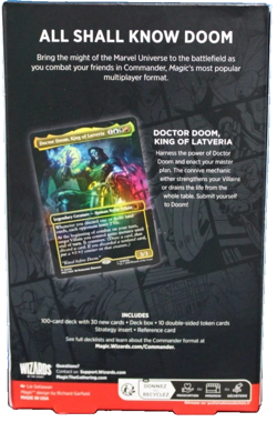 MTG Marvel Super Heroes Doom Prevails Commander Deck Magic the Gathering Sealed - Image 2