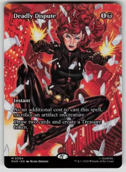 Deadly Dispute (Borderless) Mythic Marvel Universe Eternal-Legal 64 MTG NM 2025 - Image 1