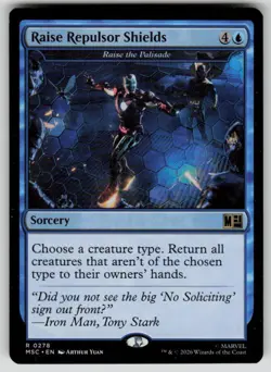 Raise Repulsor Shields - Raise the Palisade Marvel Super Heroes 278 MTG NM - Image 1