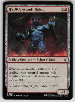 HYDRA Assault Robot Foil Common Marvel Super Heroes 137 MTG Near Mint 2026 - Image 1