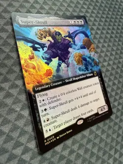 MTG Super-Skrull #0409 Foil Extended Art Rare Marvel Super Heroes (MSH) - Image 3
