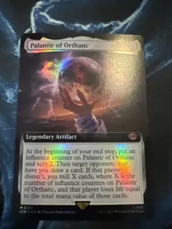 Palantir of Orthanc (Extended Art) Universes Beyond: the Lord of the Rings:... - Image 1