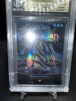 MTG Storm of Saruman - Foil - Borderless Poster Lord of the Rings BGS 9.5 GM - Image 1