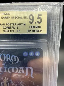 MTG Storm of Saruman - Foil - Borderless Poster Lord of the Rings BGS 9.5 GM - Image 3