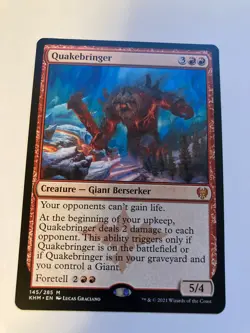 Quakebringer - NM Regular Mythic - Kaldheim - MTG Magic The Gathering - Image 1