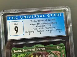 MTG: Kaldheim - Toski, Bearer of Secrets Showcase Rare #319 CGC Graded Mint 9 - Image 3