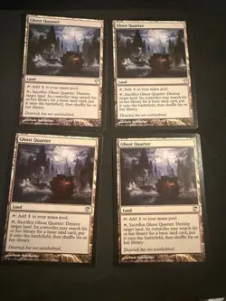 x4 Ghost Quarter [Innistrad/Modern Event Deck] 4x Magic MTG Cards LP - Image 1