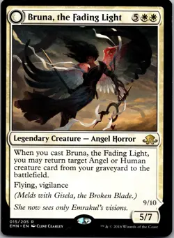Bruna, the Fading Light 15 Rare Eldritch Moon Magic: The Gathering LP - Image 1