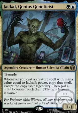 Jackal, Genius Geneticist 131 R Marvel's Spider-Man Magic: The Gathering NM/M - Image 3