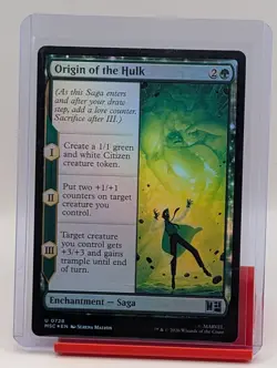 Origin of the Hulk #728 Magic Marvel Super Heroes Commander Foil - Image 1
