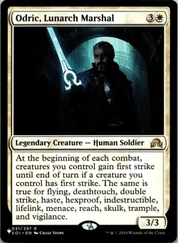 Odric, Lunarch Marshal 31 Rare Shadows over Innistrad MTG NM - Image 1