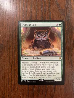 MTG - Owlbear Cub - CLB 246/361 - Battle for Baldur's Gate - Rare - Magic - Image 1