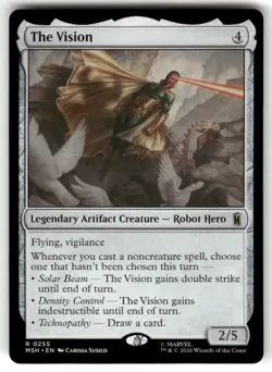 The Vision 255 Rare Marvel Super Heroes Magic: The Gathering Near Mint - Image 1