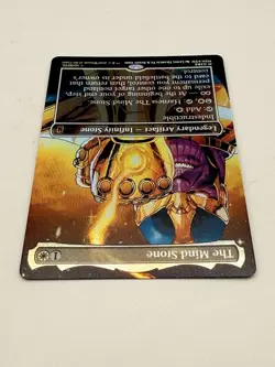 The Mind Stone Marvel Super Heroes Foil Borderless 0386 MTG Thanos - Image 3