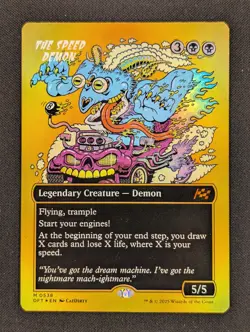 The Speed Demon #538, Aetherdrift (DFT), First-Place Foil, Borderless - Image 1