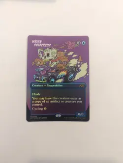 Waxen Shapethief (Borderless) *FOIL* Aetherdrift NM MTG - Image 1