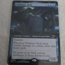 MTG Marvel Super Heroes Professor Hulk Foil Rare #0338 6/6 4UU English - Image 1