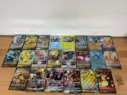 Pokemon *JUMBO* Card Lot Of 22 Oversized Cards Big V Max V Star Gx Ex Dragonite - Image 1